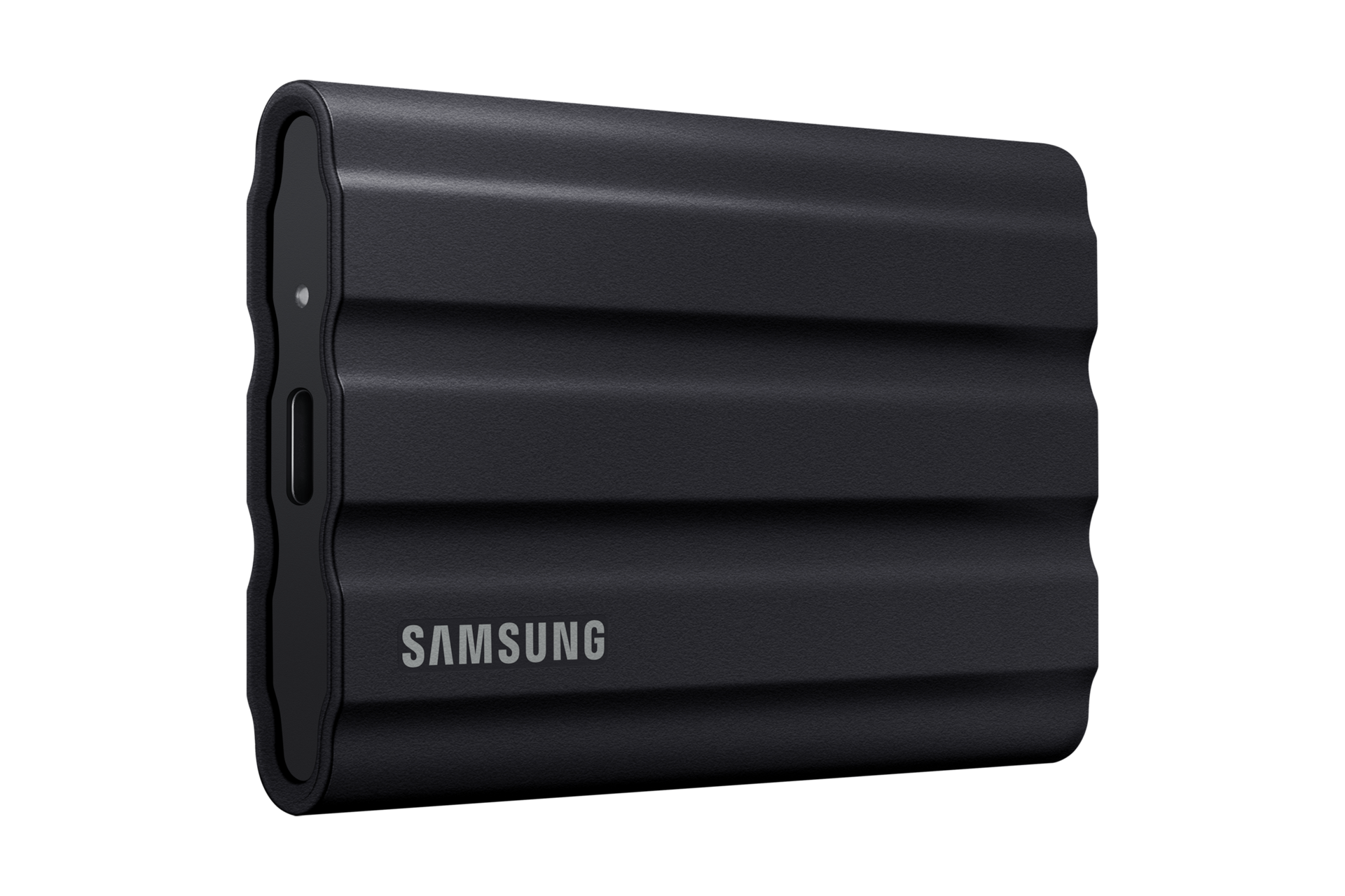 외장 SSD T7 Shield USB 3.2 Gen 2 2 TB 블랙 제품 왼쪽 45도 측면