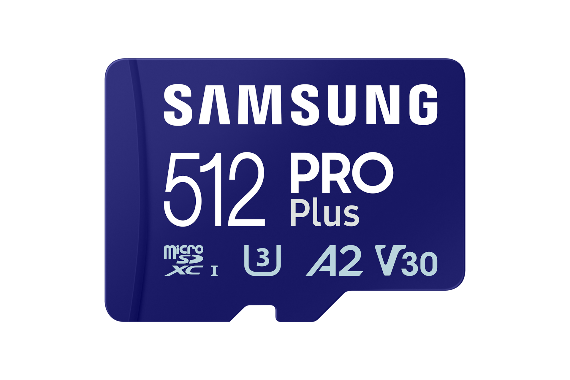 PRO Plus 마이크로SD 메모리카드 512 GB (블루) 정면 이미지