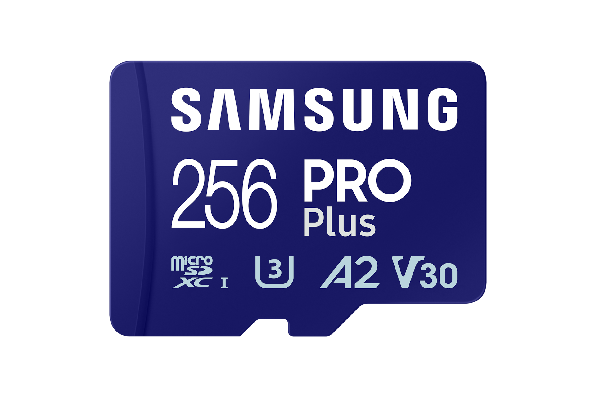 PRO Plus 마이크로SD 메모리카드 256 GB (블루) 정면 이미지