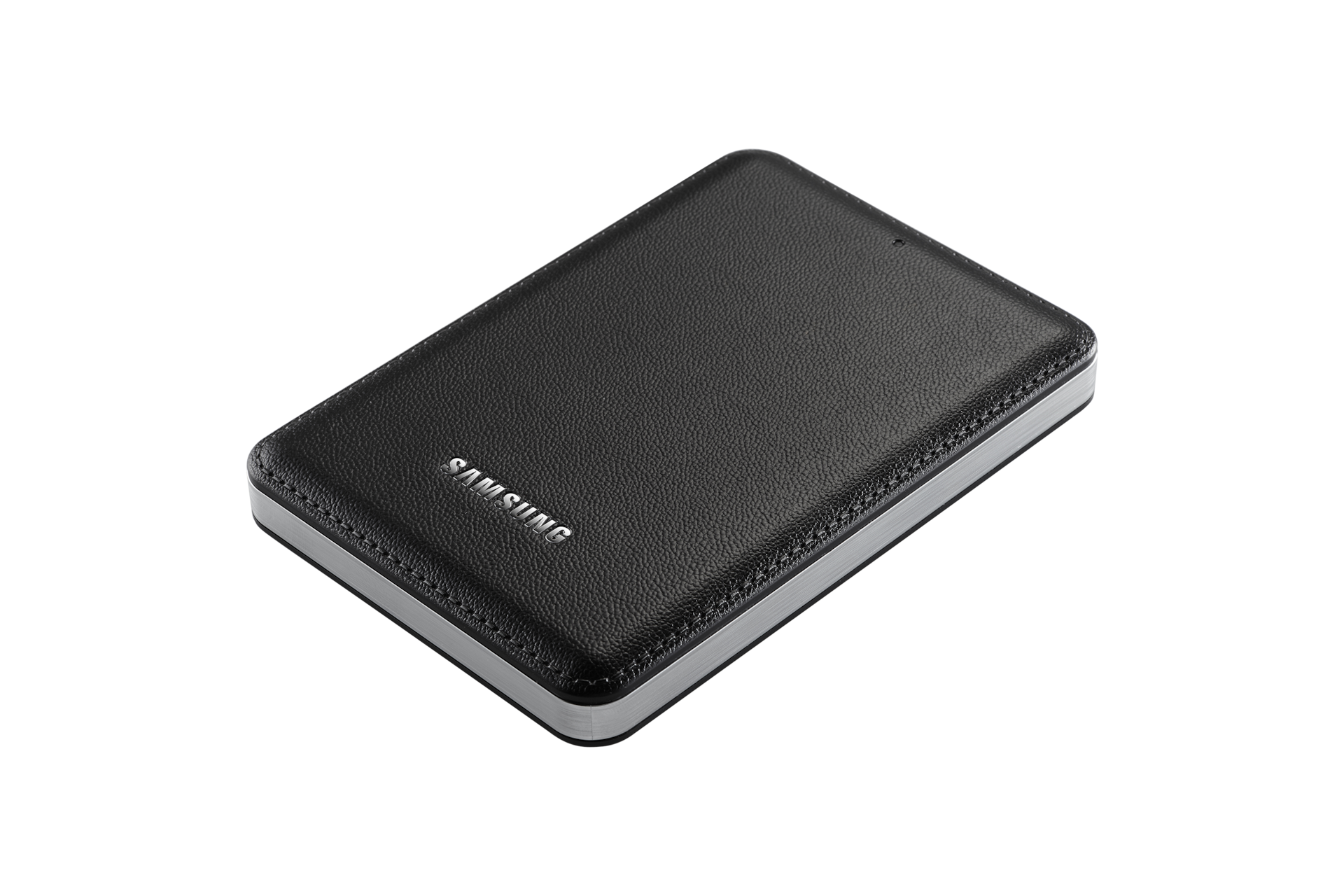 외장HDD J3 2 TB 블랙 제품 우측 30도 회전 탑뷰