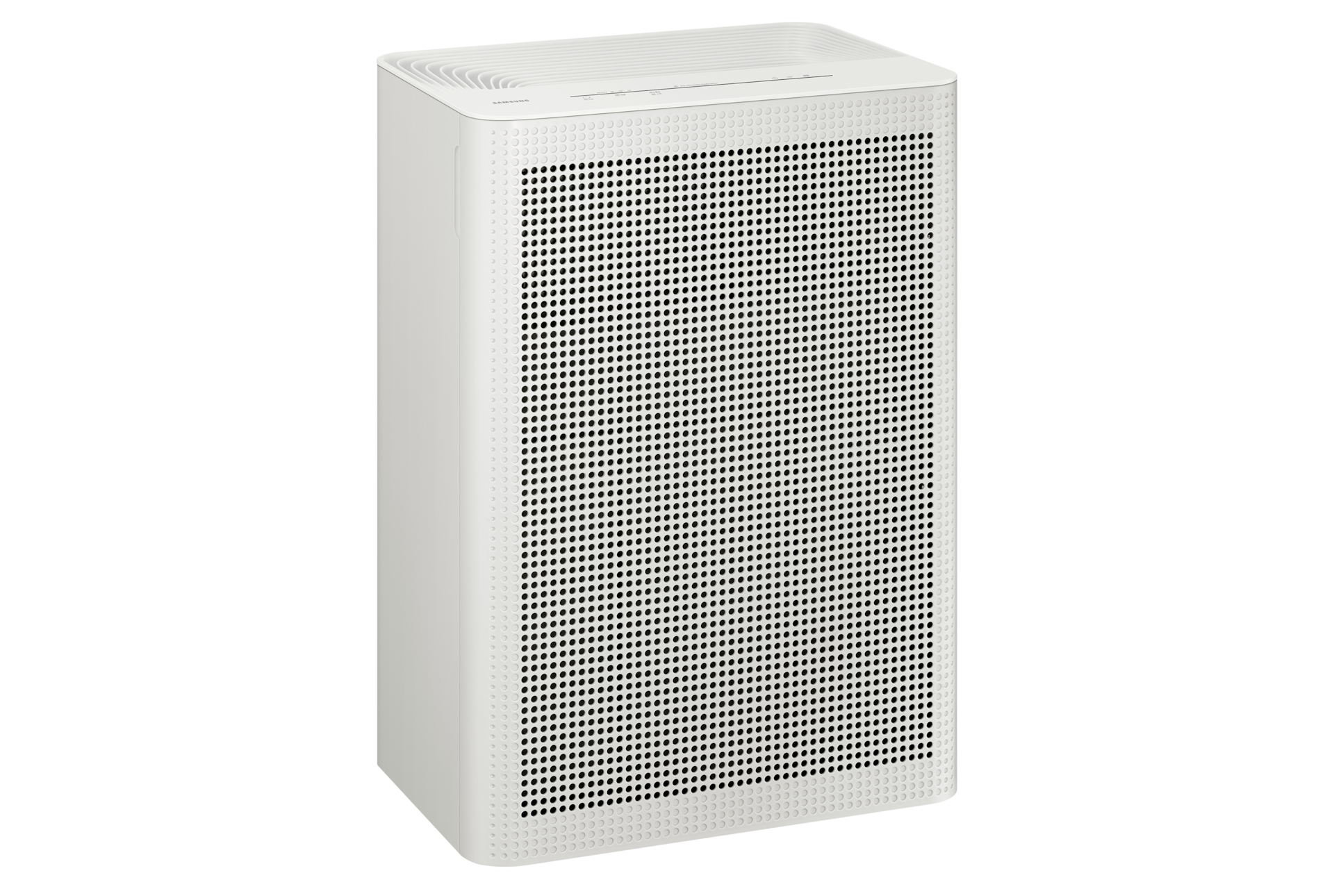 AI Q9000 청정 56.9㎡+블루스카이 3100 33.1㎡ 전원이 켜져 있는 공기청정기 좌측 15도