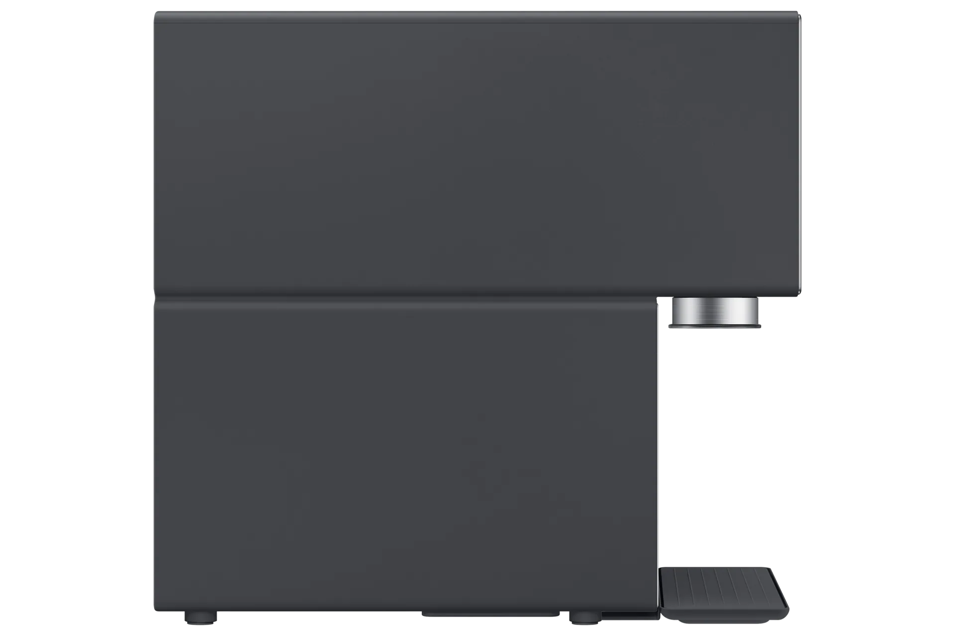 Bespoke AI 얼음정수기 (냉/온/정수) 솝스톤 차콜 좌측면