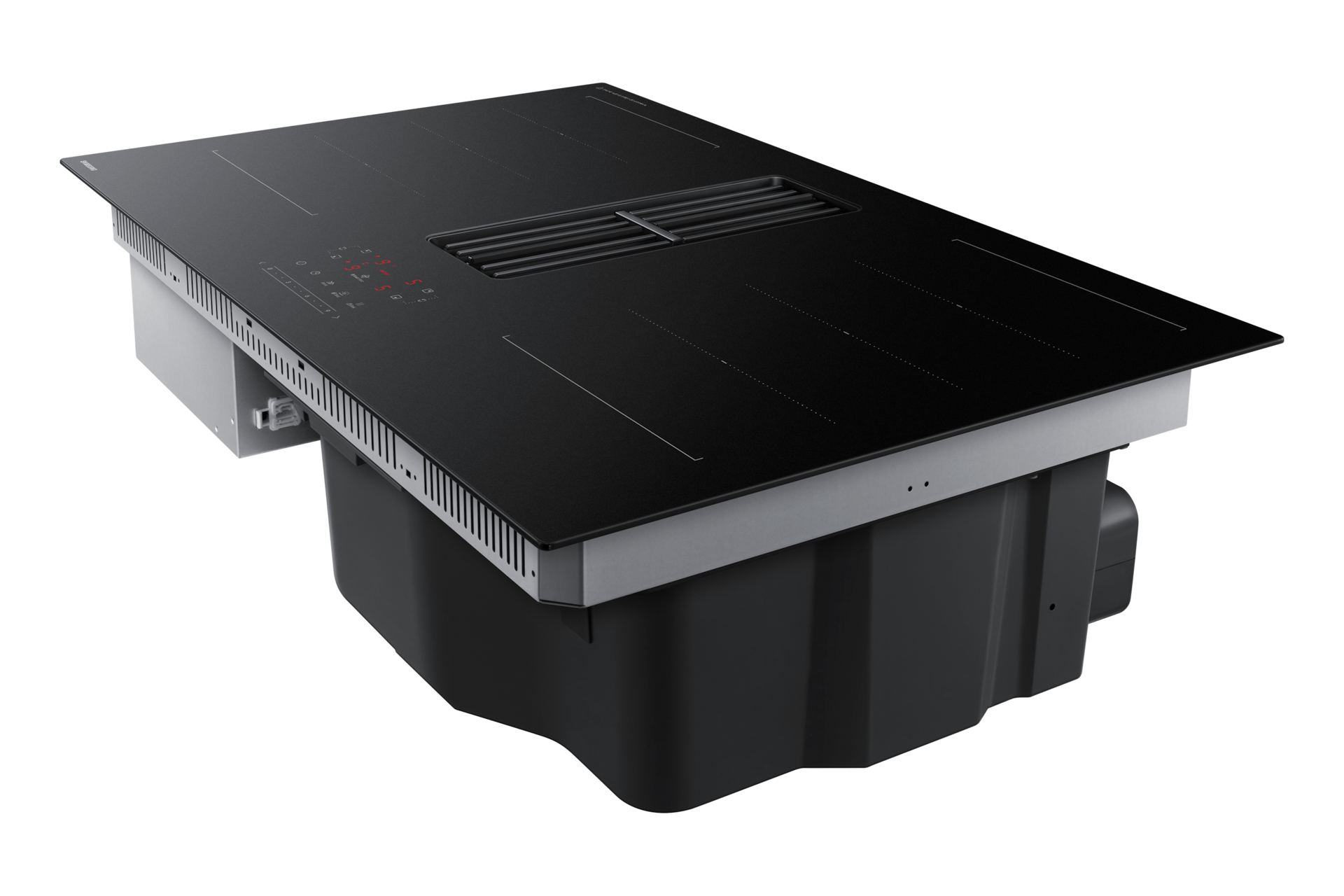 Infinite Line 후드일체형 인덕션 블랙 오른쪽에서 올려본 측면