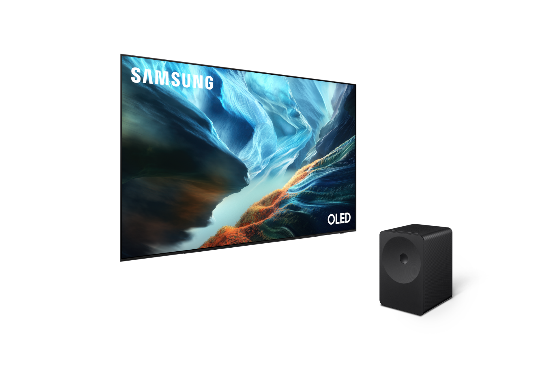 2026 OLED SH93 (195cm) 풀 모션 슬림핏 벽걸이형 우측 45도+뮤직 스튜디오 7 LS70H  좌측 45도 페어이미지