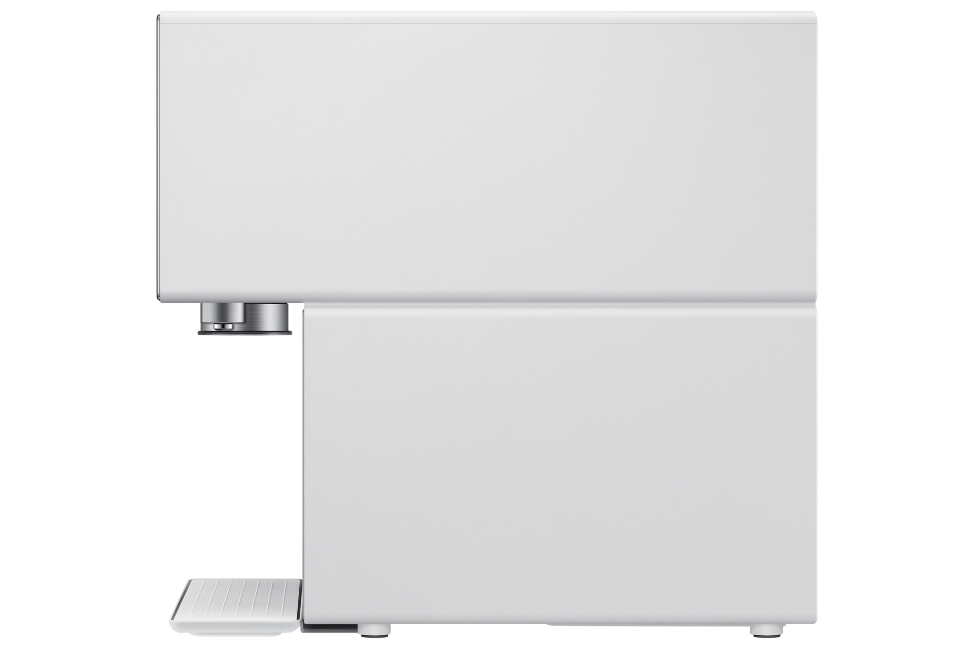 Bespoke AI 얼음정수기 (냉/온/정수) 새틴 그레이지 우측면