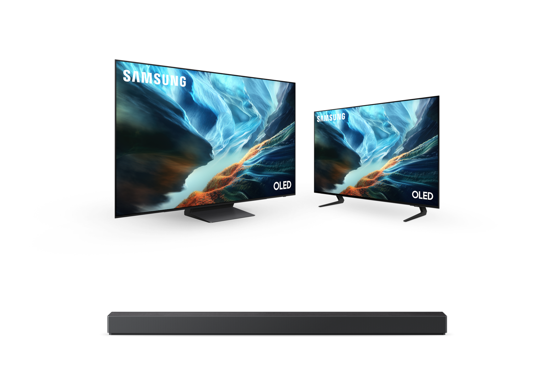 KQ77SH93-S92O 2026 OLED SH93 (195cm)+2026 OLED SH90 (105cm)+7.1.2ch 올인원 사운드바 QS90H TV 상품 이미지