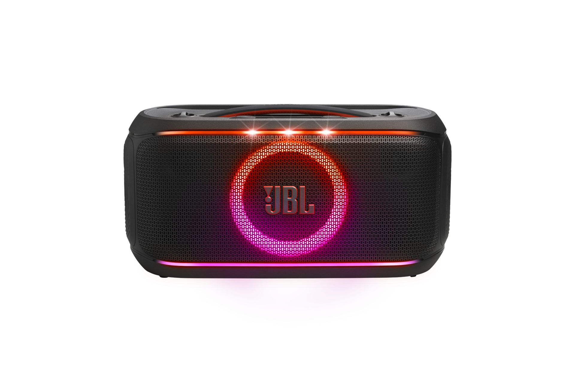 JBL PARTYBOX ON-THE-GO 2 플러스 파티 스피커 블랙 정면