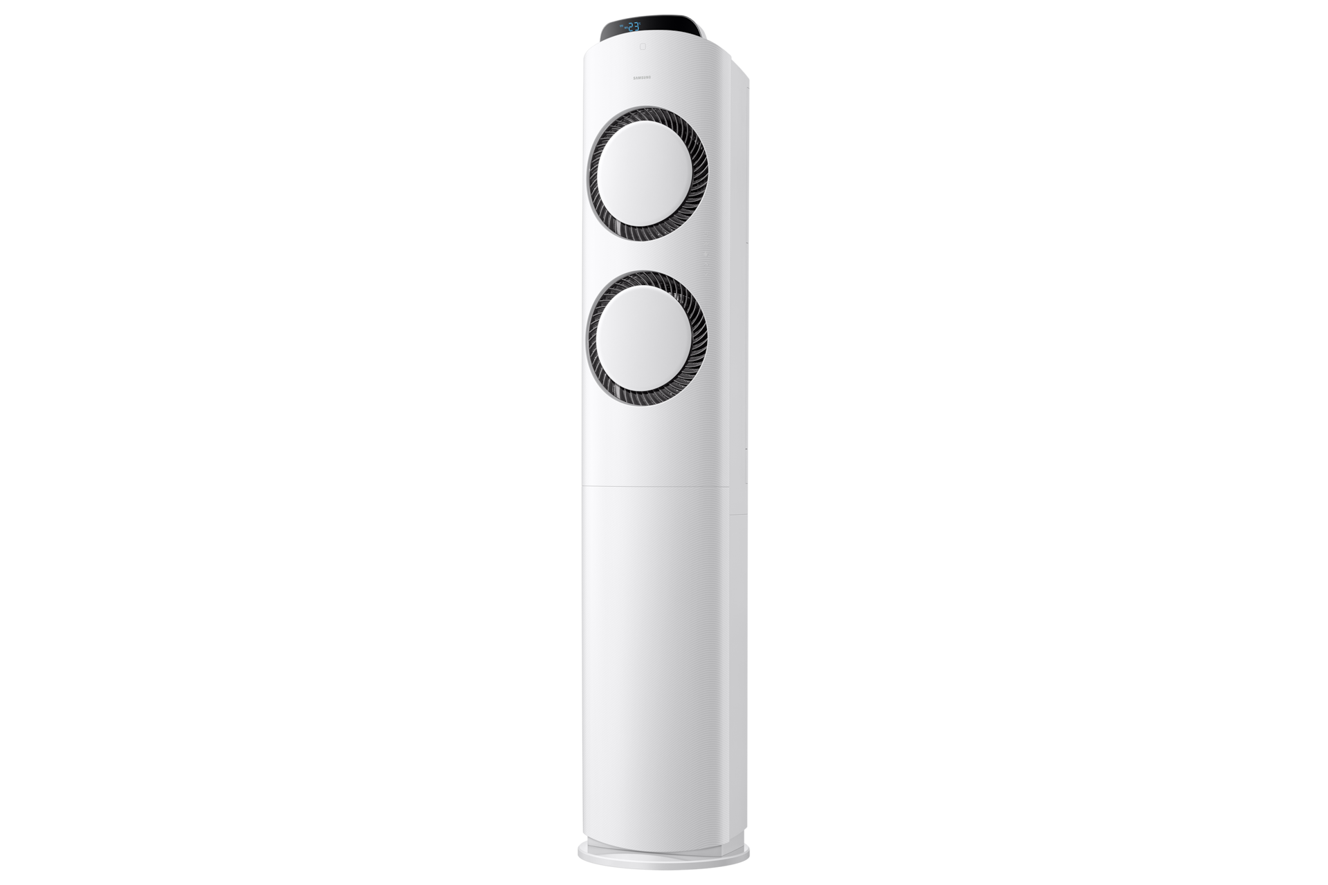 AI Q9000 청정 56.9㎡ 전원이 켜져 있는 스탠드 에어컨 우측 15도