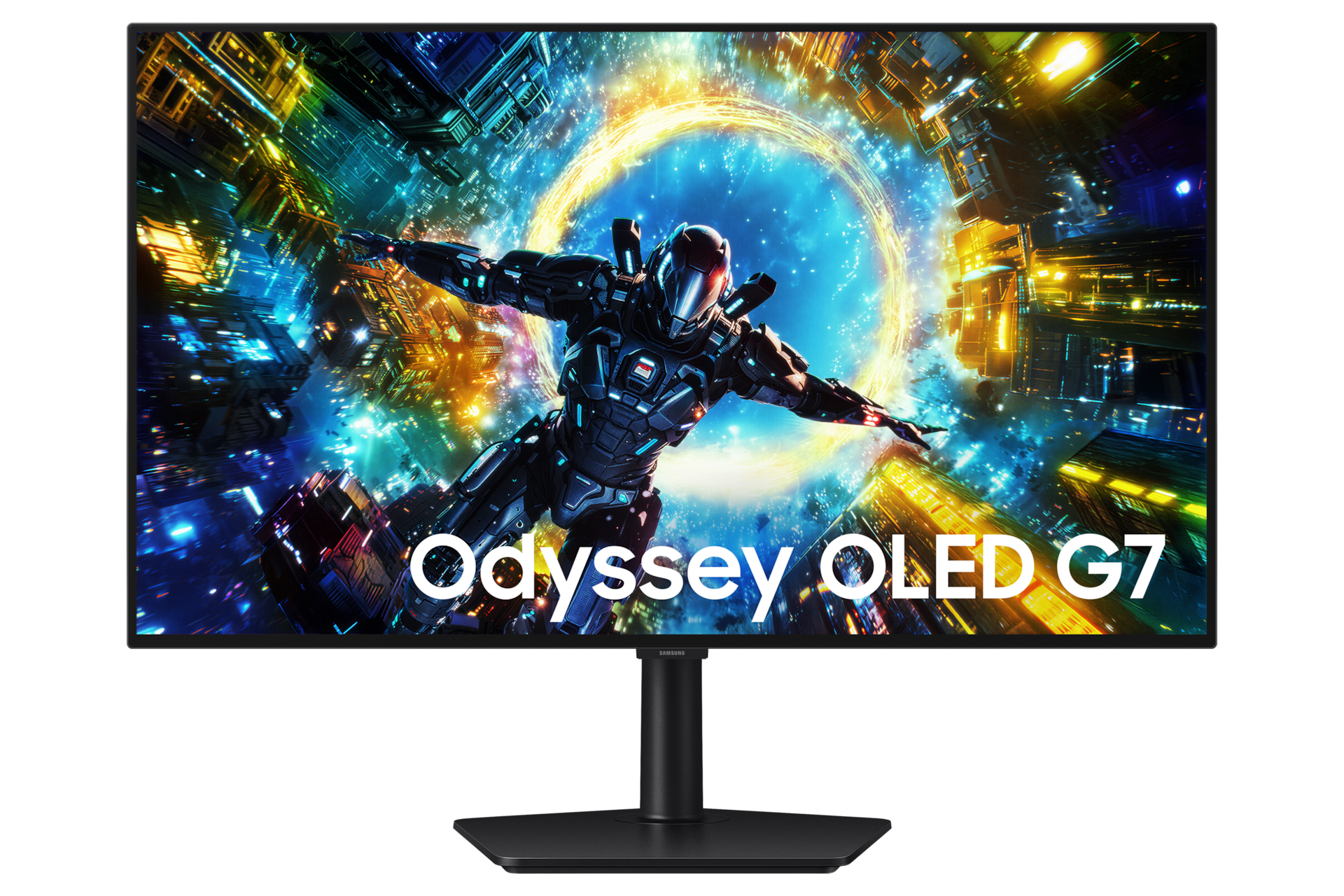 오디세이 OLED G7 G73SH 4K 165Hz (LS32HG732S) 정면