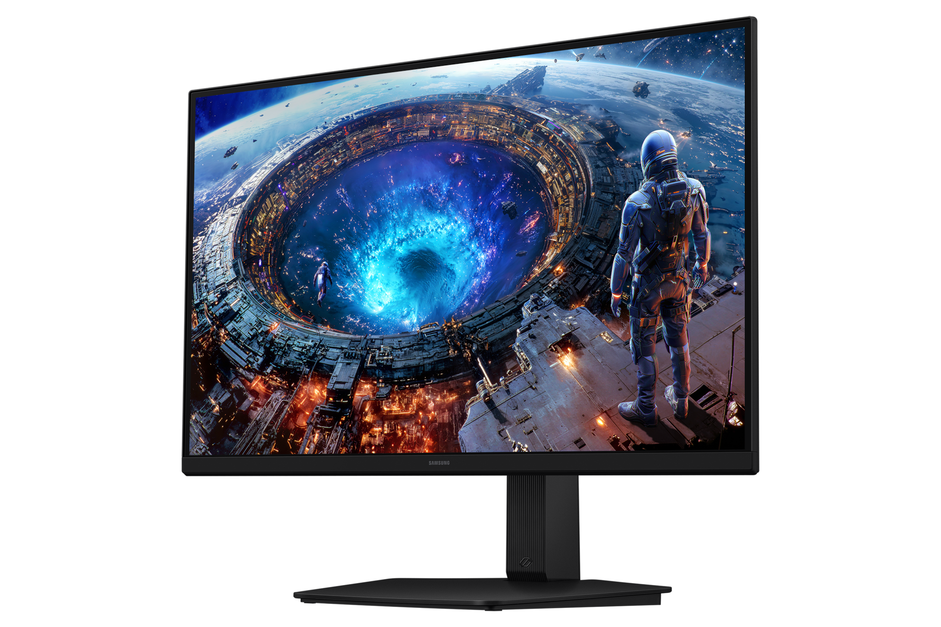 오디세이 G8 G80HF 5K 180Hz (LS27HG806) 좌측 30도