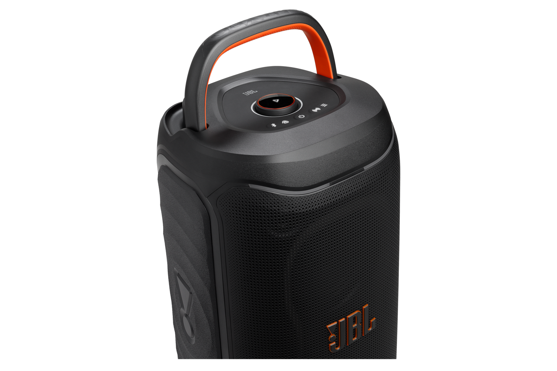 JBL PARTYBOX 130 파티 스피커 블랙 손잡이 부분 확대