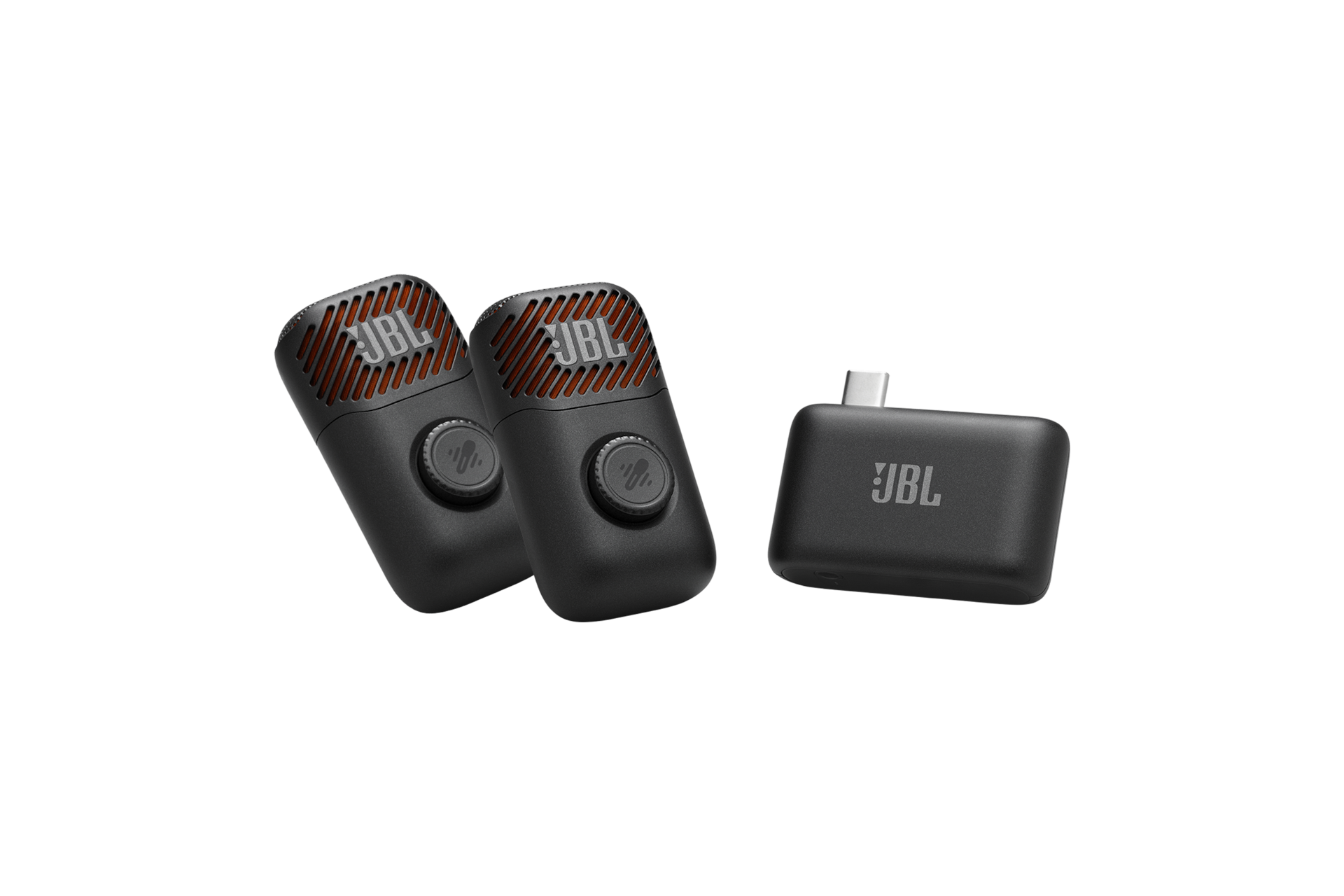JBL EASYSING 마이크 미니 DUO 블랙 마이크 2개 측면, 동글 측녀