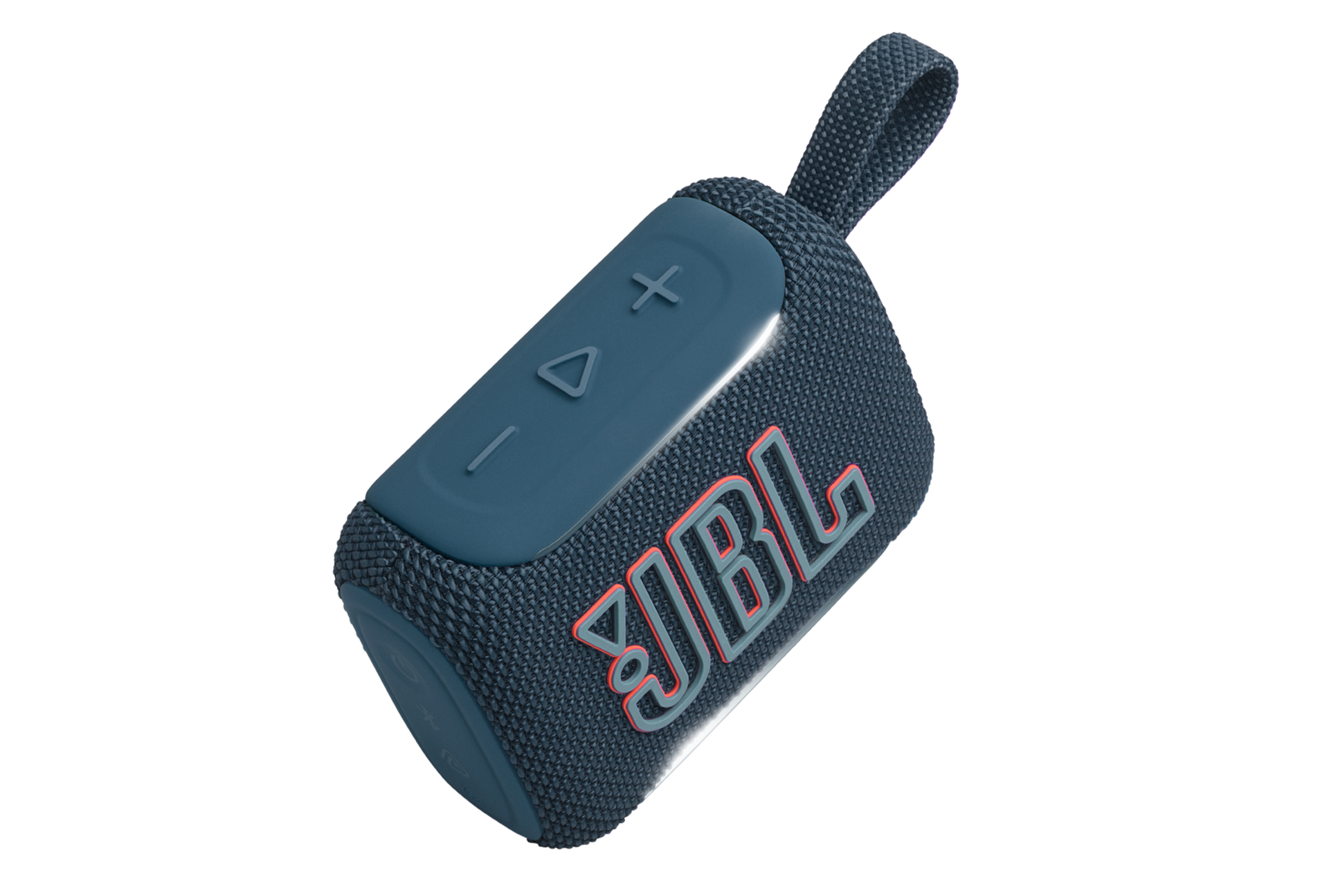JBL GO 5 포터블 블루투스 스피커 블랙 정면 기울어짐