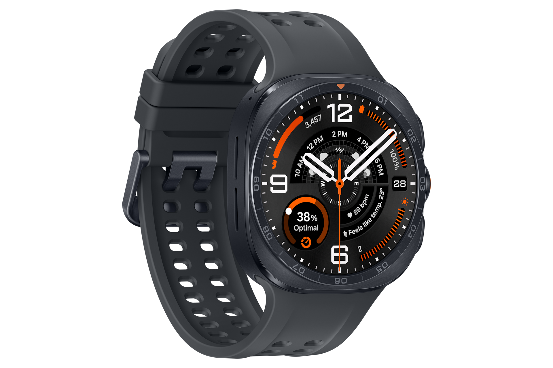 갤럭시 워치 울트라2 (LTE 자급제, 47mm) 티타늄 그레이 우측 45도
