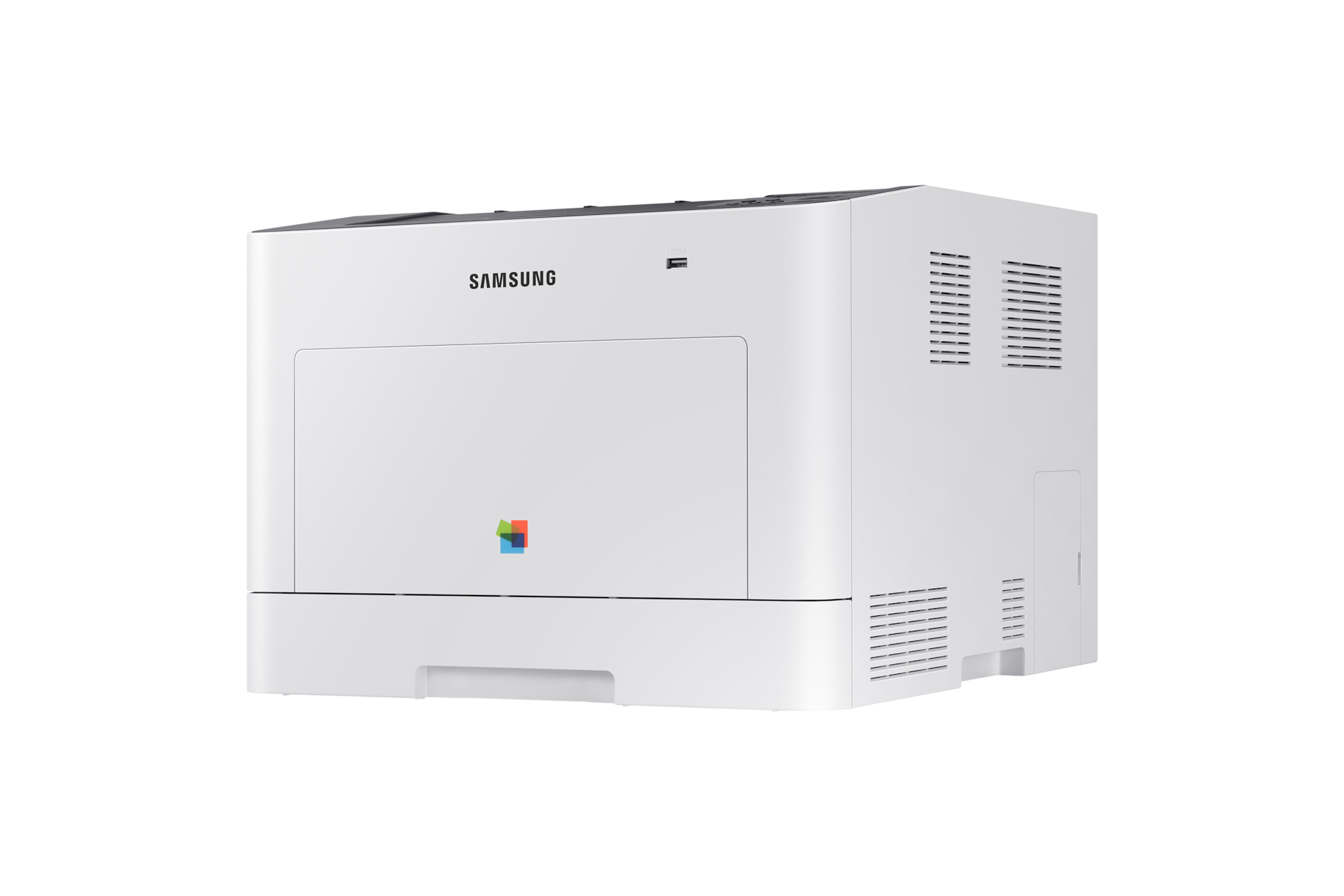A4 컬러 레이저 프린터 C30 시리즈 30 ppm SL-C3020ND (화이트) 왼쪽으로 45도 돌아간 이미지