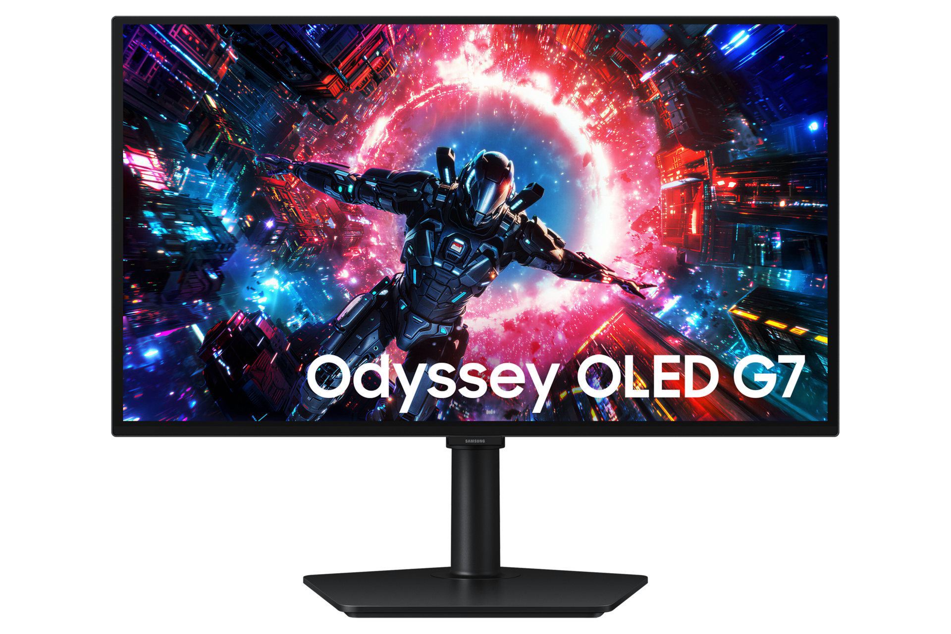 오디세이 OLED G7 G70SH 4K 165Hz (LS27HG702S) 정면