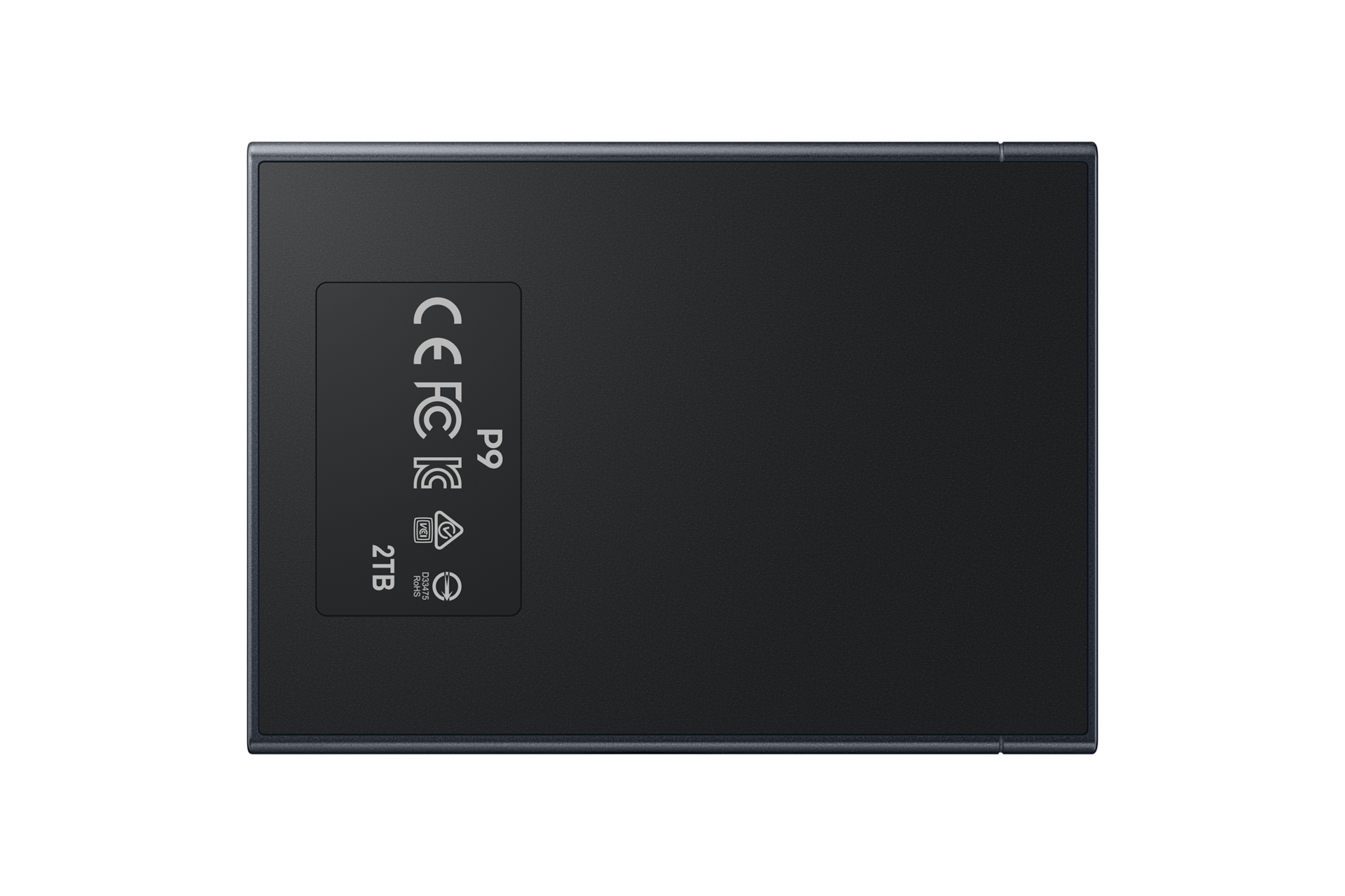 외장 SSD P9 USB4 2TB 블랙 후면