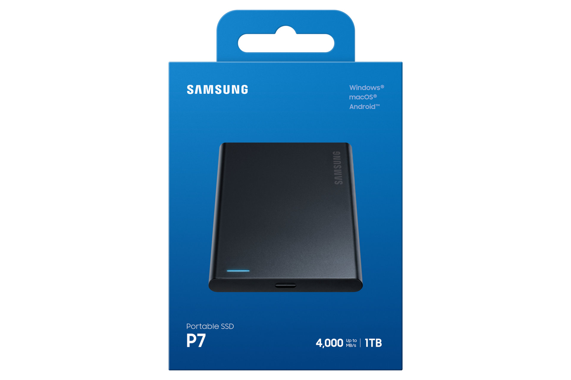 외장 SSD P7 USB4 1TB 블랙 제품 박스