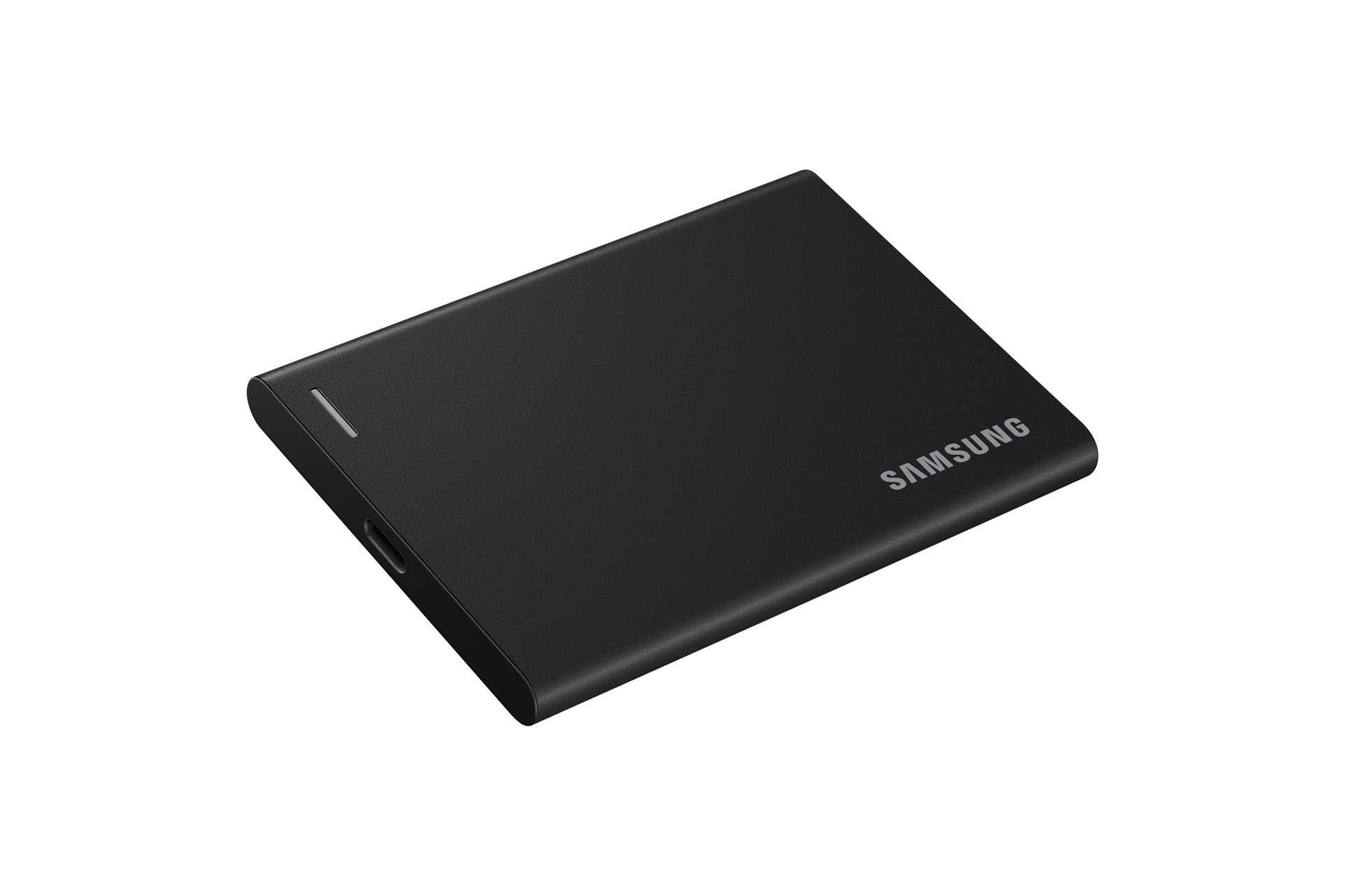 외장 SSD P7 USB4 1TB 블랙 위에서 내려다 본 좌측면