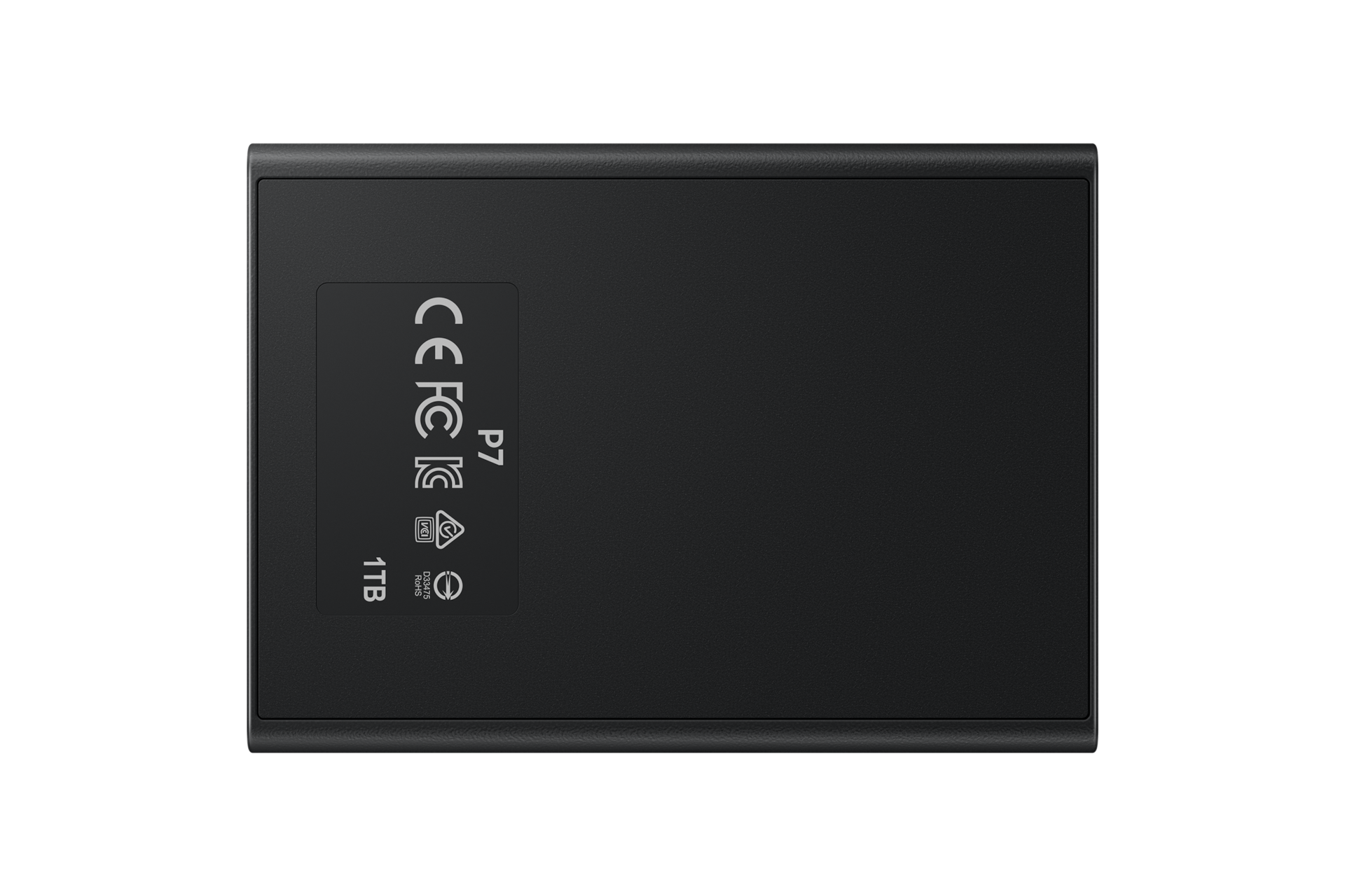 외장 SSD P7 USB4 1TB 블랙 후면