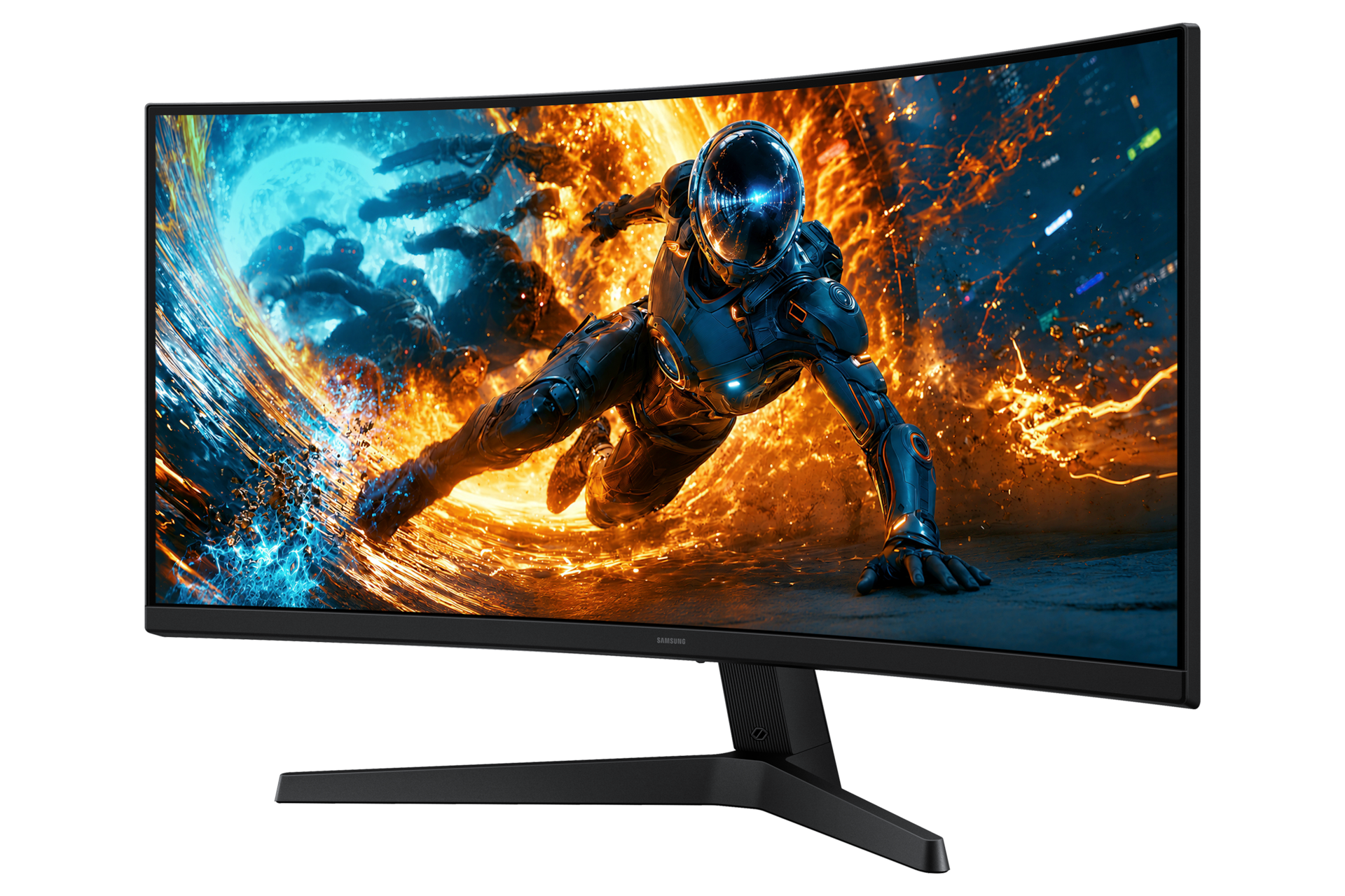 오디세이 G5 G55H UWQHD 180Hz (LS34HG552) 좌측 30도