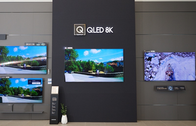 QLED TV 체험존