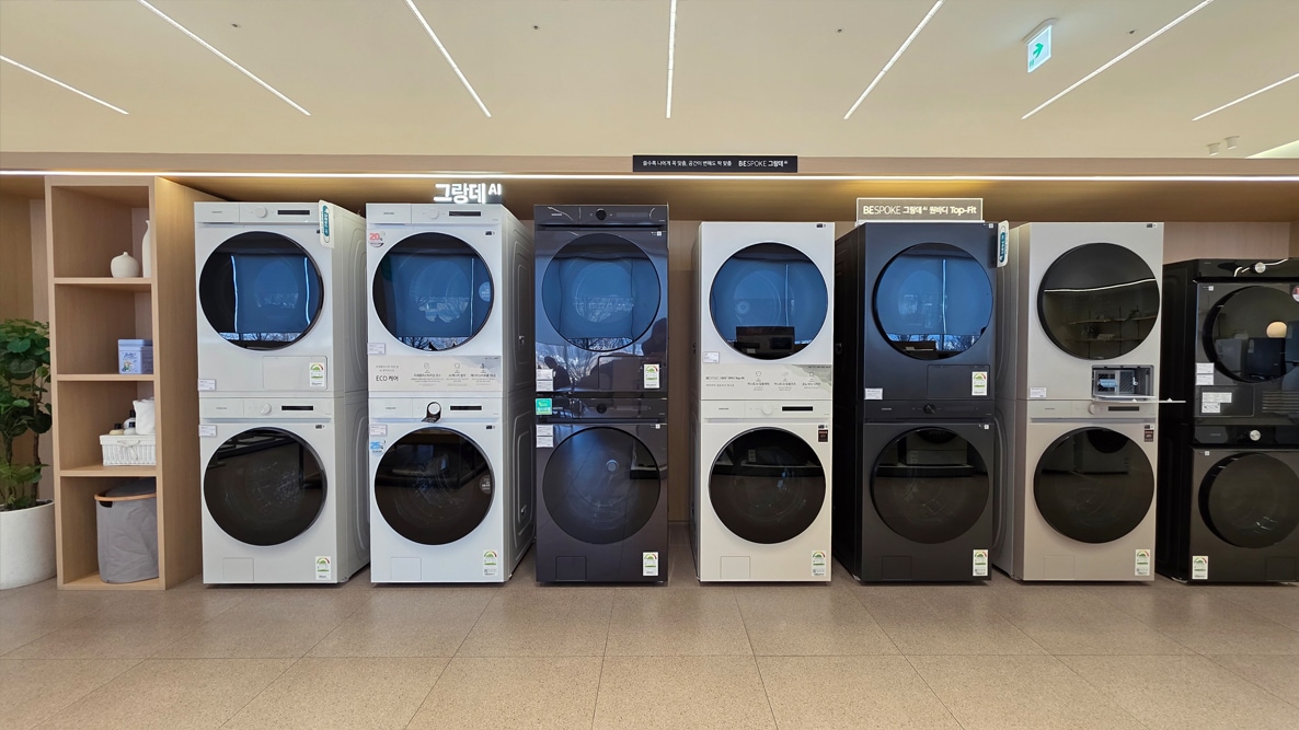 비스포크 AI 의류케어 체험존