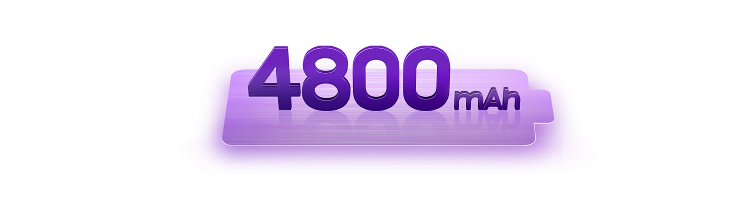 배터리 아이콘 위에 4,800mAh 문구가 있습니다.