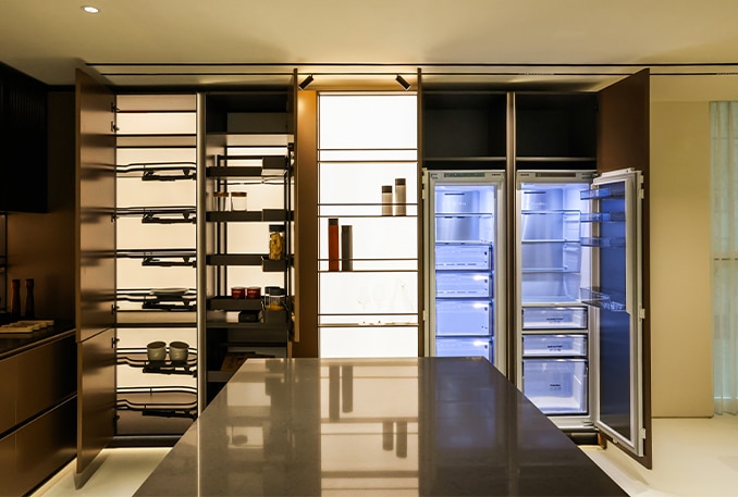 [클란트∙로이디자인∙현대리바트 - 삼성 빌트인 1도어 냉장∙냉동고]