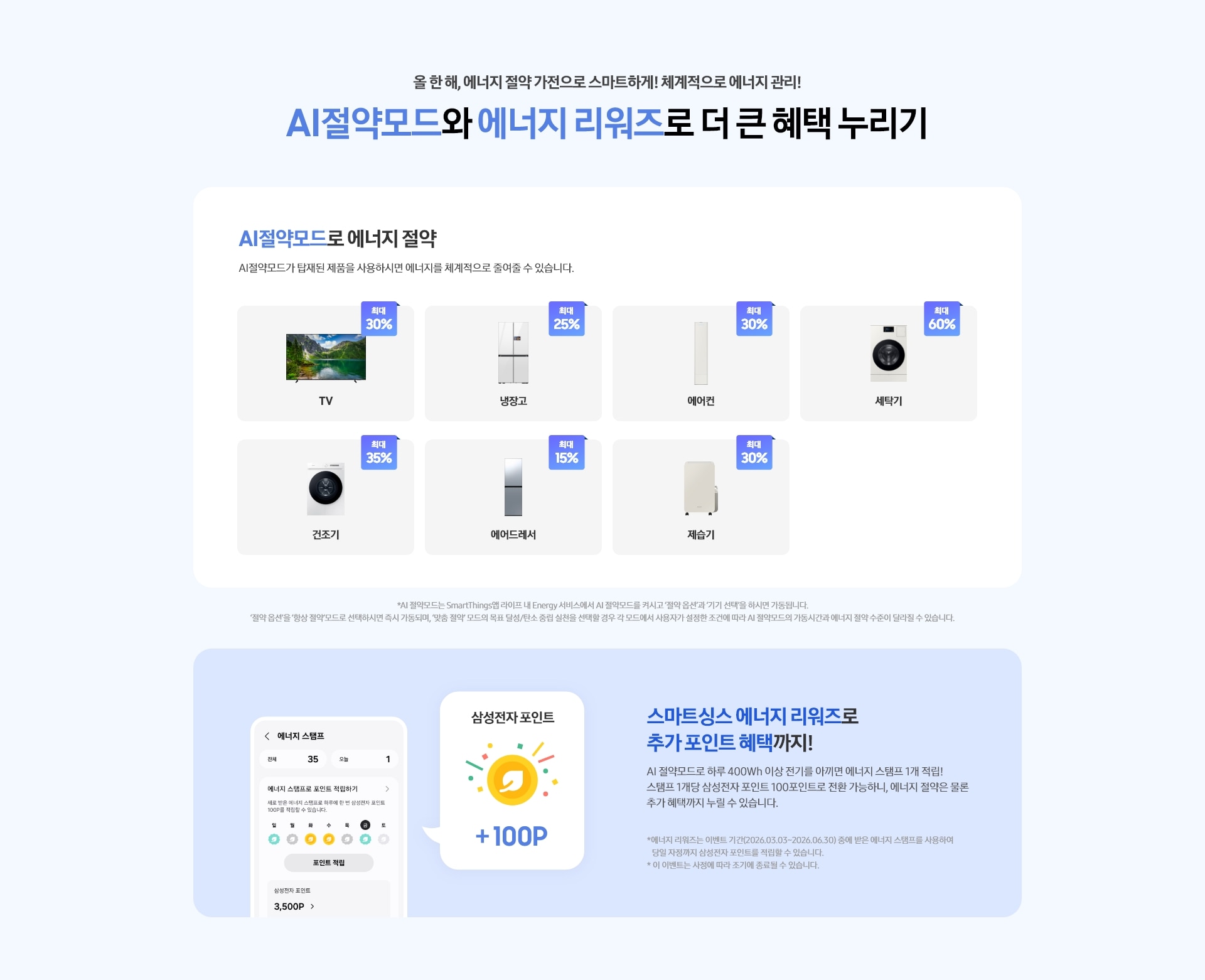 AI절약모드와 에너지 리워즈로 더 큰 혜택 누리기