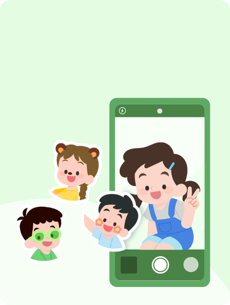 내 셀피로 스티커 만들기