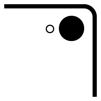 갤럭시 탭 S11 후면 카메라 아이콘 (카메라 렌즈 1개)