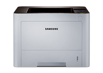 흑백 레이저 프린터 38ppm(SL-M3820DW)의 이미지로 제품 한 대가 정면을 보고 있습니다.