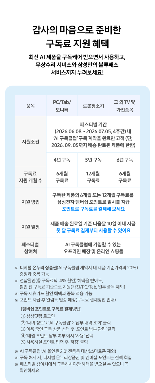 감사페스티벌 팝업