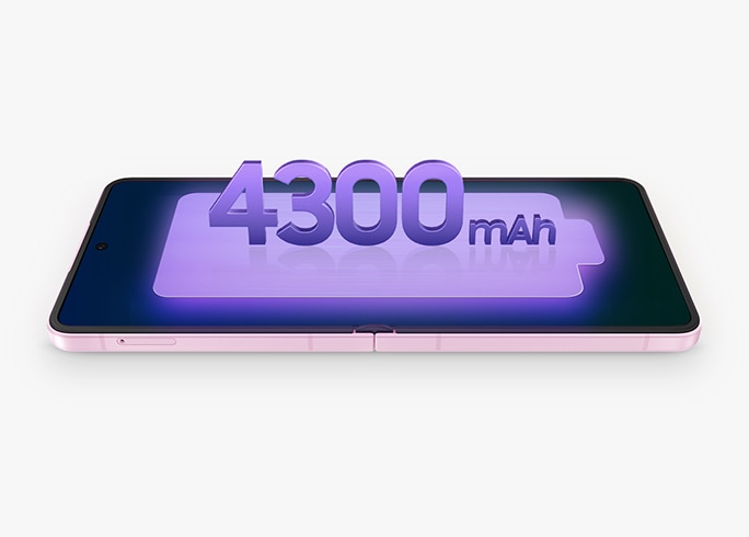 Galaxy Z Flip8 с отметкой аккумулятора 4300 мА·ч