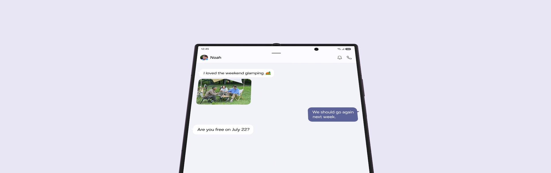 Samsung Galaxy Z Fold8 Ultra — Galaxy AI: Now Nudge