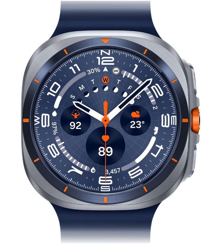 Galaxy Watch Ultra (2025) (LTE, 47 mm) Titanium Silver | Samsung