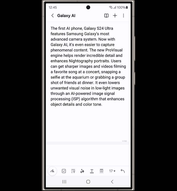 Samsung Galaxy S24 Ultra sans chargeur amélioré ni batterie plus