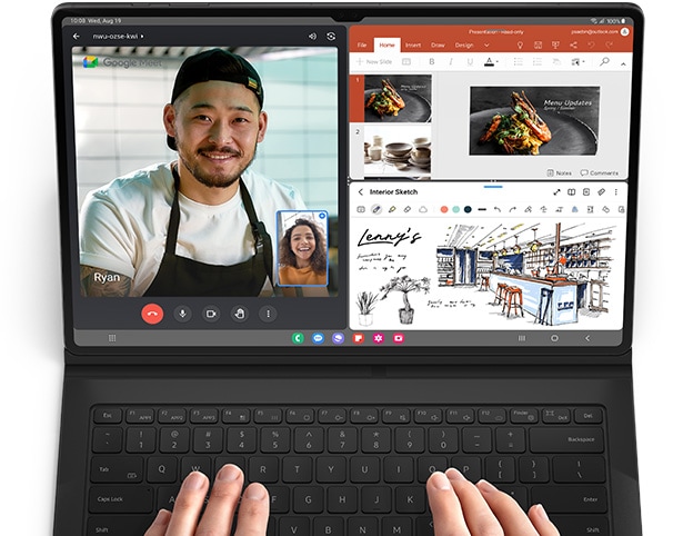 Business | Galaxy Tab S9+ with Book Cover Keyboard (Wi-Fi) | SM
