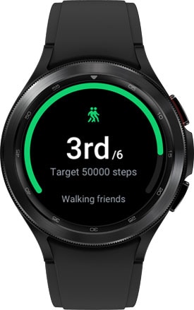 galaxy watch4 classic black group challenge