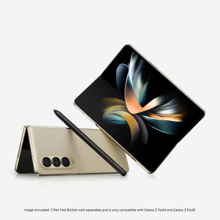 galaxy fold 4 12gb 256gb beige samsung