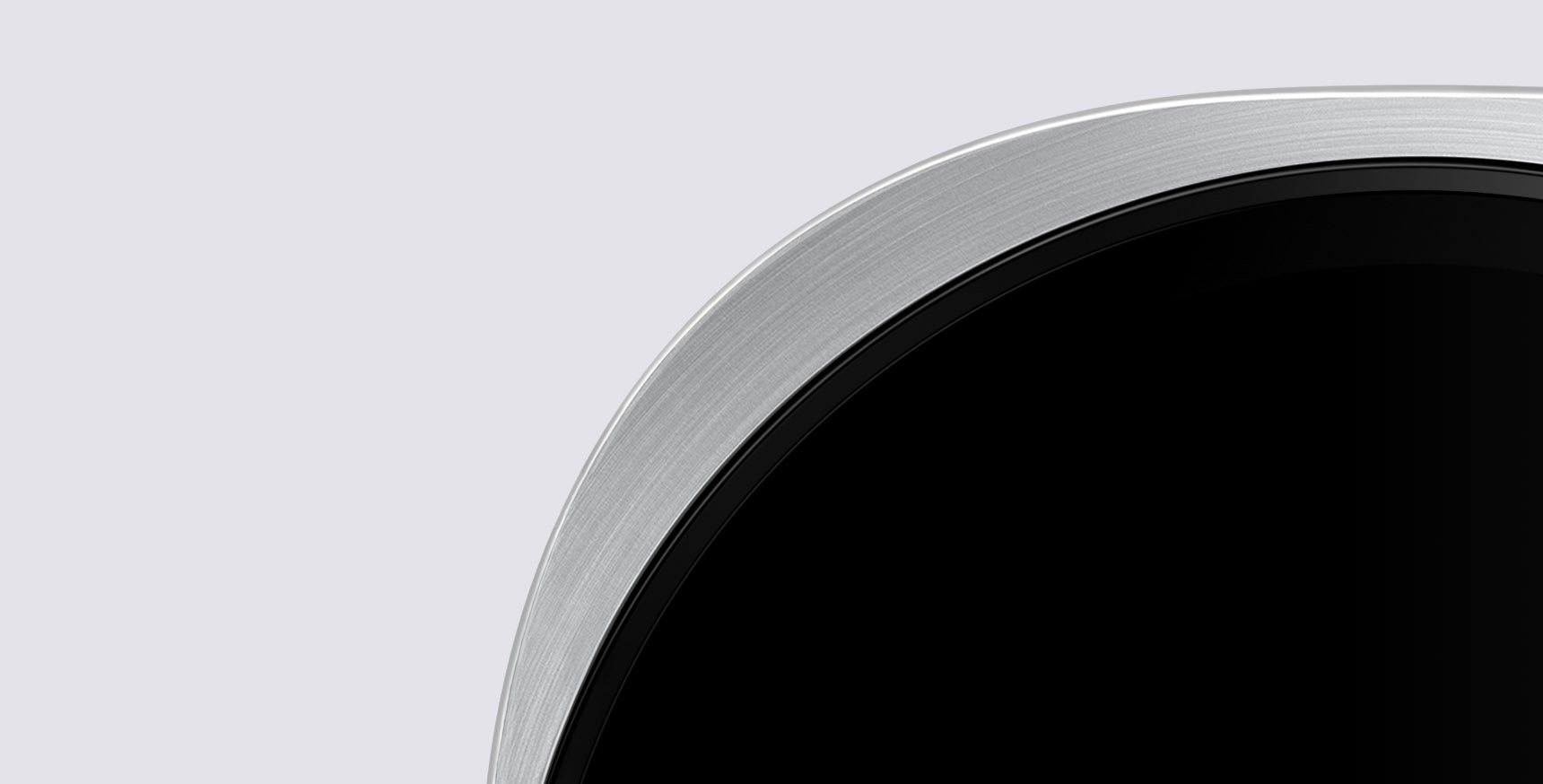 A zoomed-in view of Galaxy Watch8's edge showing the cushion design.