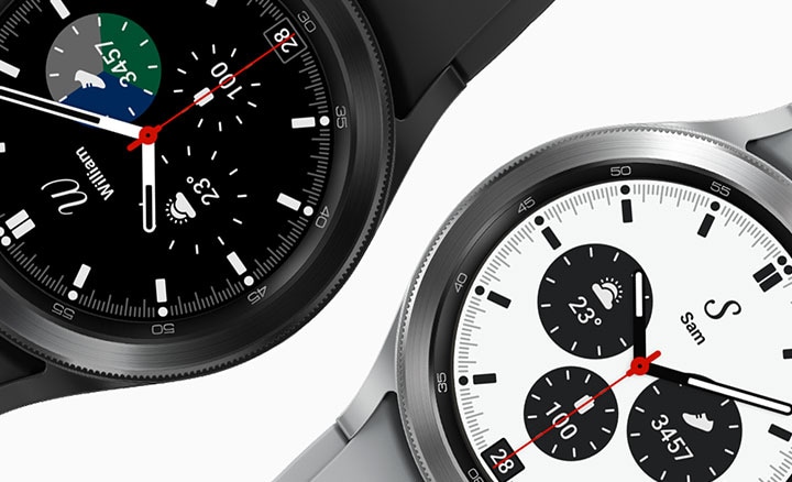 Ampere Consulate Pelagic Smartwatch Samsung Galaxy Watch 4 Classic SM-R880, Bratara Cauciuc 42mm,  Rezistent la apa si praf (Negru) - evoMAG.ro