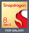 Логотип Snapdragon 8 Gen 2 Mobile Platform для Galaxy