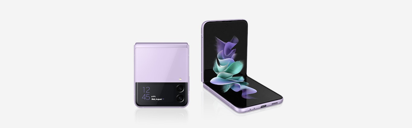 //images.samsung.com/sa/smartphones/galaxy-z-flip3-5g/buy/zflip3_carousel_foldunfoldcombo_lavender_pc.jpg