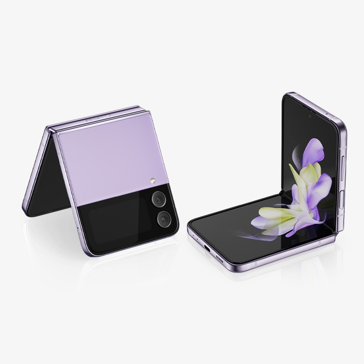 Galaxy Z Flip4 Bora Purple - Buy Now | Samsung Saudi Arabia Galaxy Z Flip4 Bora Purple - Buy Now | Samsung Saudi Arabia