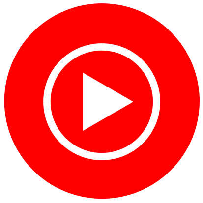 YouTube Music 앱의 아이콘입니다.
