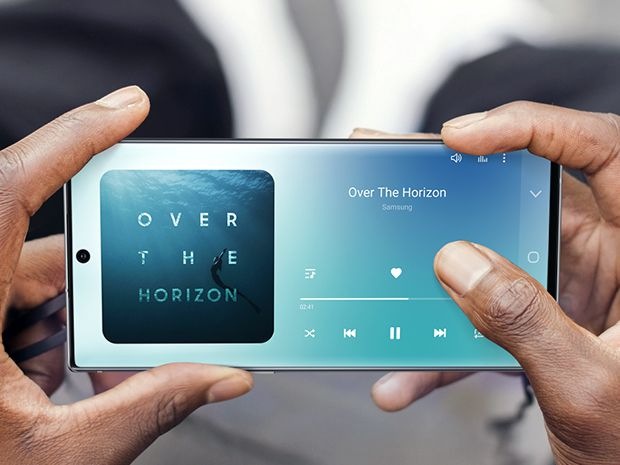 samsung note 10 lite music player