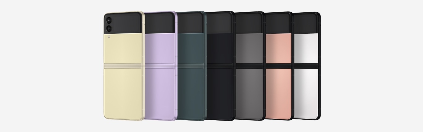 Buy Samsung Galaxy Flip3, available Colours, Cream, Lavender, Green, Phantom Black and Samsung Official Online Store Exclusive Colours Grey, Pink, White. 360° view. Find out Samsung devices at the SG store