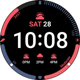 ภาพของ Galaxy Watch4 และหน้าปัดในแบบต่าง ๆ